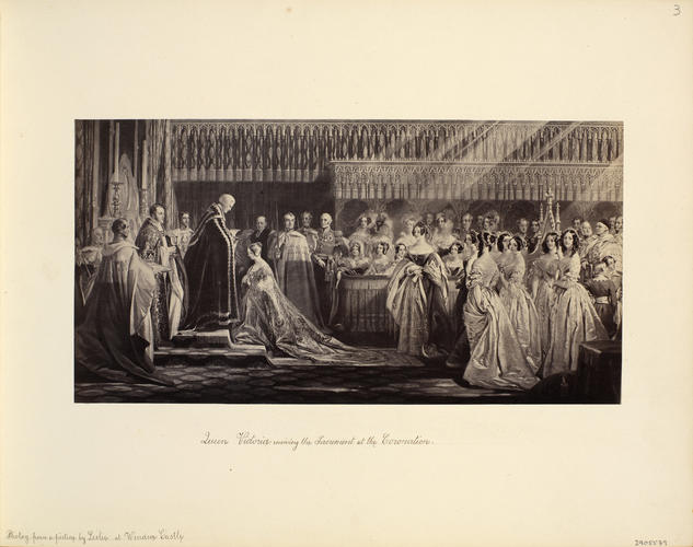 Queen Victoria Receiving the Sacrament at her Coronation Queen Victoria Receiving the Sacrament at her Coronation