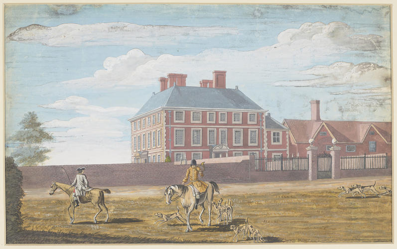 The Lord Mayor's Banqueting House, Tyburn. C. 1730, later Derby House