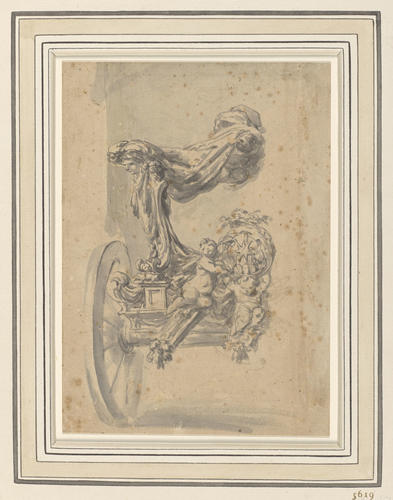 A design for a coach with the Chigi arms A design for a coach with the Chigi arms
