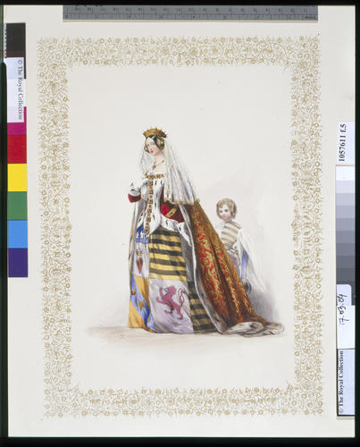 Souvenir of the Bal Costume, given by H. M. Queen Victoria at Buckingham Palace, May 12, 1842 / drawings from the original dresses by Coke Smyth ; letterpress by J. R. Planche