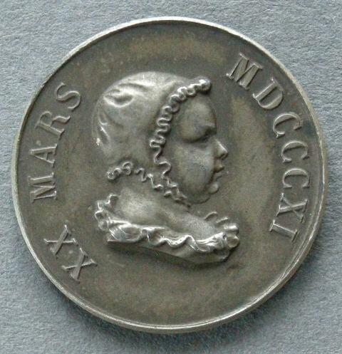France. Medal commemorating the birth of the King of Rome, 1811