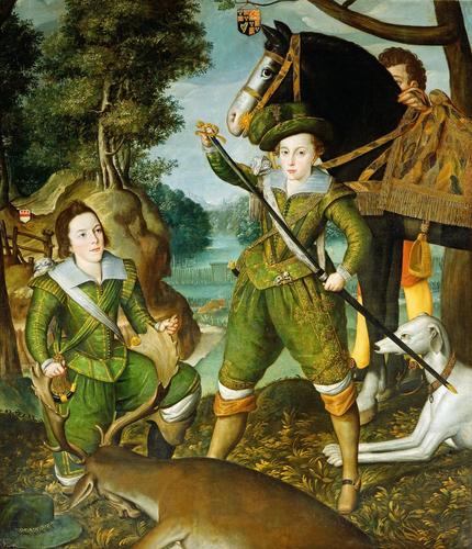 Henry, Prince of Wales (1594-1612) with Robert Devereux, third Earl of Essex (1591-1646) in the Hunting Field