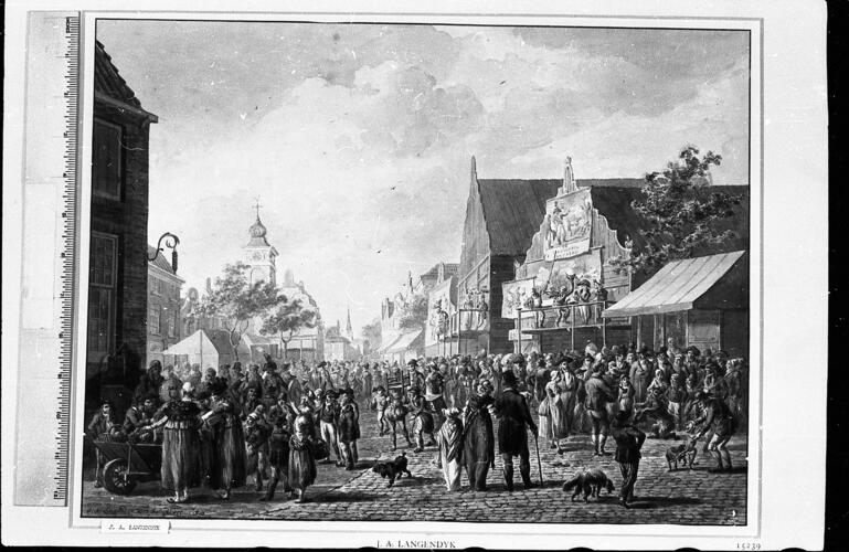 A town fair with 'The Capture of Cairo'