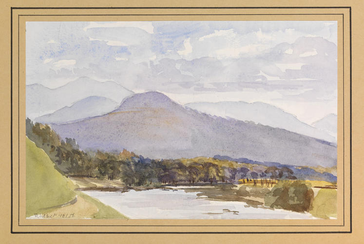 Master: Queen Victoria's Sketchbook 1855-1860
Item: A Highland landscape