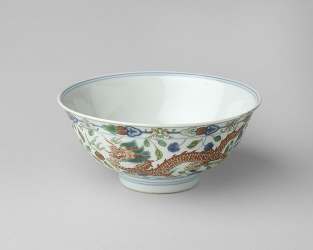 Dragon-and-phoenix bowl