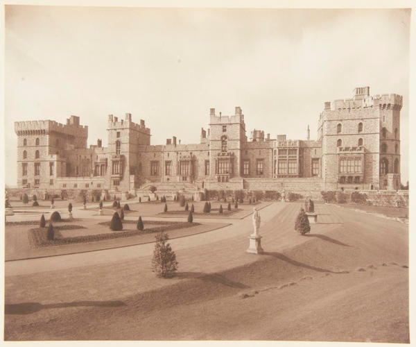 The East Front and East Terrace Garden, Windsor Castle