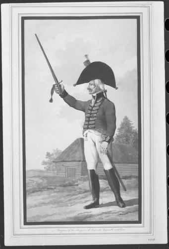 Prussian Army. Staff and Regimental Uniforms. Officer of the 5th Dragoons Prussian Army. Staff and Regimental Uniforms. Officer of the 5th Dragoons