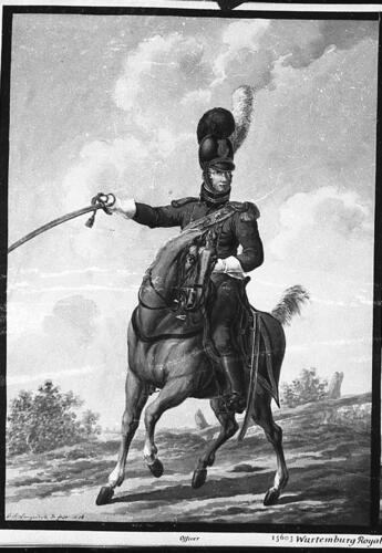 Württemberg Army. Officer, Horse Artillery