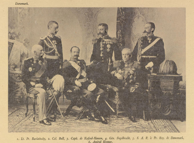 Representatives of Denmark at the coronation of Nicholas II, Emperor of Russia Representatives of Denmark at the coronation of Nicholas II, Emperor of Russia