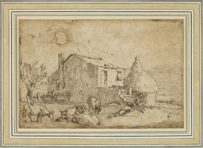 A peasant's hut