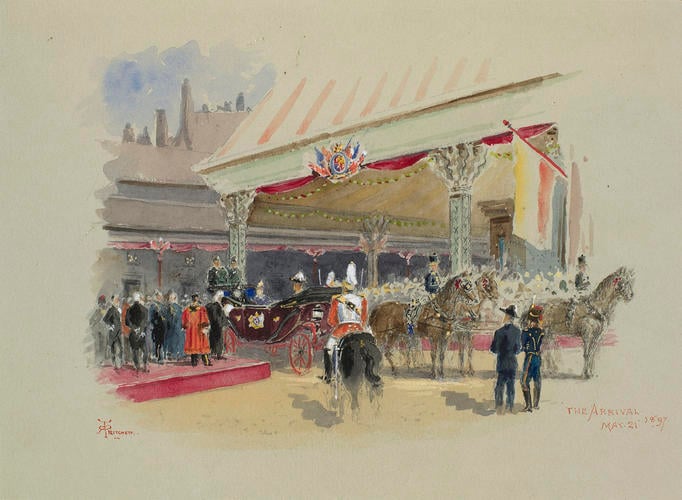 The Queen's Visit to Sheffield, 21 May 1897: the Queen's arrival