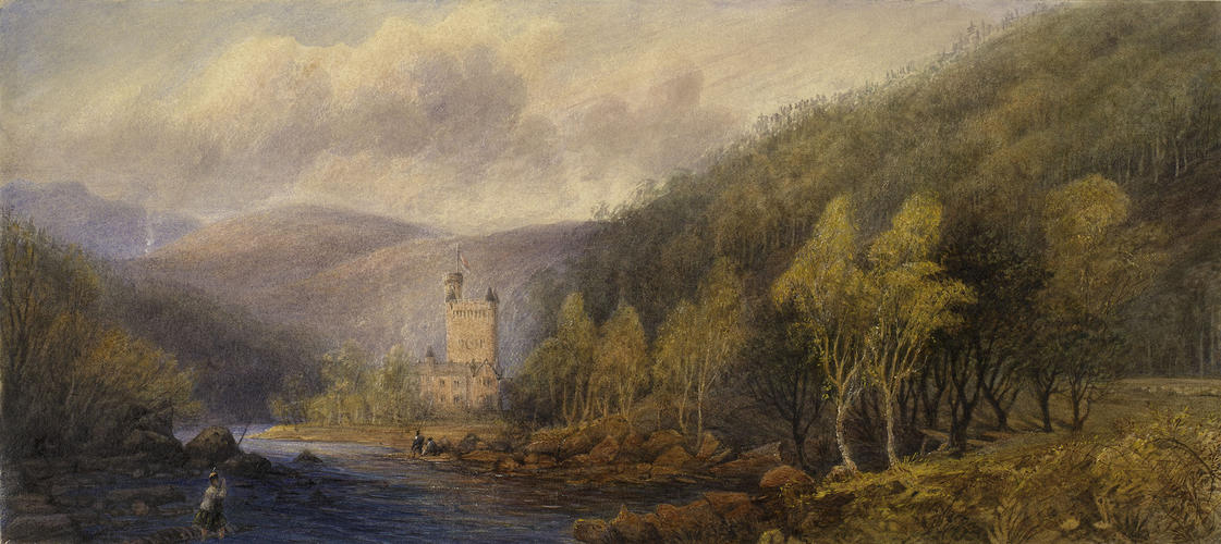 Balmoral Castle from the River Dee