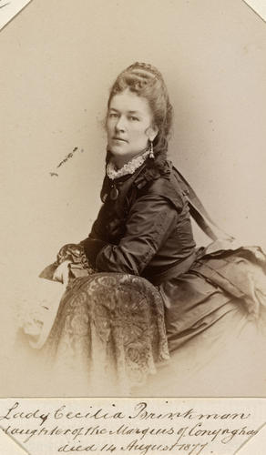 Lady Cecilia Brinckman, daughter of the Marquess of Conyngham. [Photographs, English Portraits. Volume 70. ]