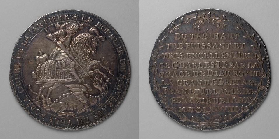 Germany (Saxony). Johann Georg II, Elector of Saxony made Knight of the Garter, 1678 Germany (Saxony). Johann Georg II, Elector of Saxony made Knight of the Garter, 1678
