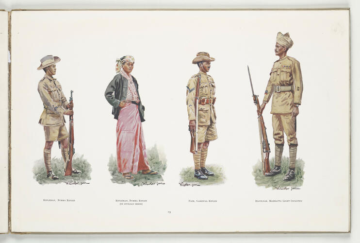 Our Indian Army : a record of the Peace Contingent's visit to England, 1919 / illustrated by W. Luker