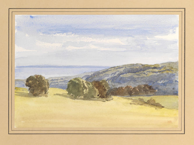 Master: Queen Victoria's Sketchbook 1855-1860
Item: A view of the sea