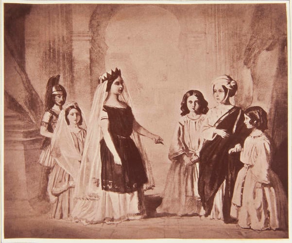 Queen Victoria's children as drawn by Queen Victoria