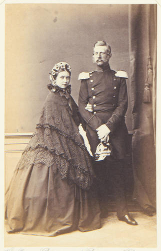 Frederick III, German Emperor (1831-88), when Crown Prince of Prussia, and the Empress Frederick (1840-1901), when Crown Princess of Prussia Frederick III, German Emperor (1831-88), when Crown Prince of Prussia, and the Empress Frederick (1840-1901), when Crown Princess of Prussia