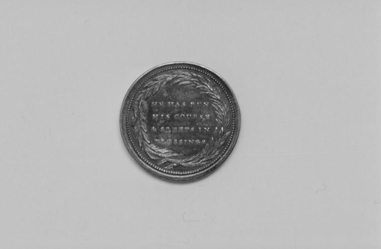 Medal commemorating the Death of King George III, 1820 Medal commemorating the Death of King George III, 1820