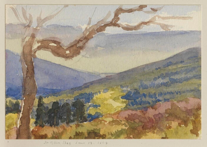 Master: SKETCHES BY QUEEN VICTORIA I
Item: In Glen Beg