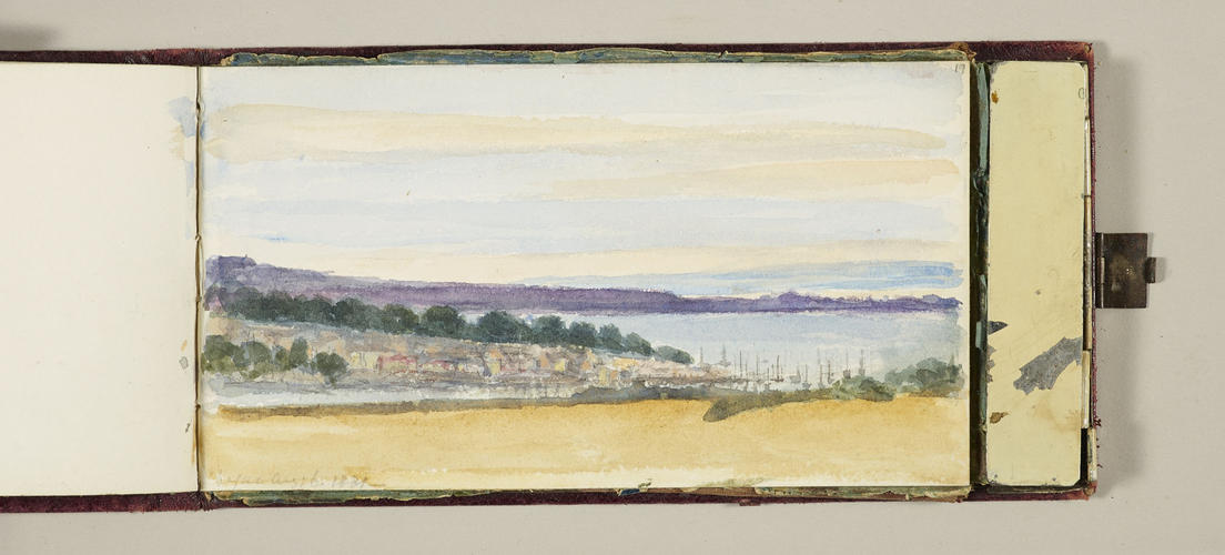 Master: Queen Victoria's sketch book 1880-1881
Item: A Coastal landscape