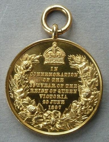 Medal commemorating the Diamond Jubilee of Queen Victoria