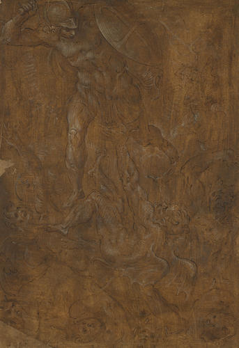 The Archangel Michael expelling the rebel angels The Archangel Michael expelling the rebel angels