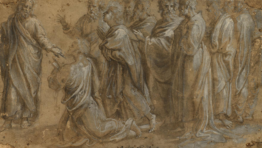 Christ handing the keys to St Peter Christ handing the keys to St Peter