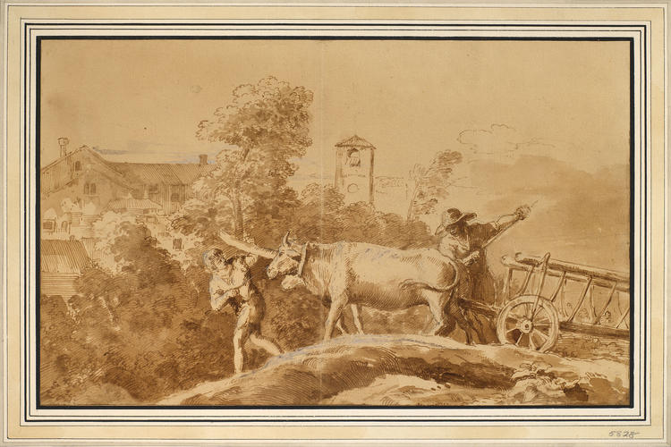 An oxcart An oxcart