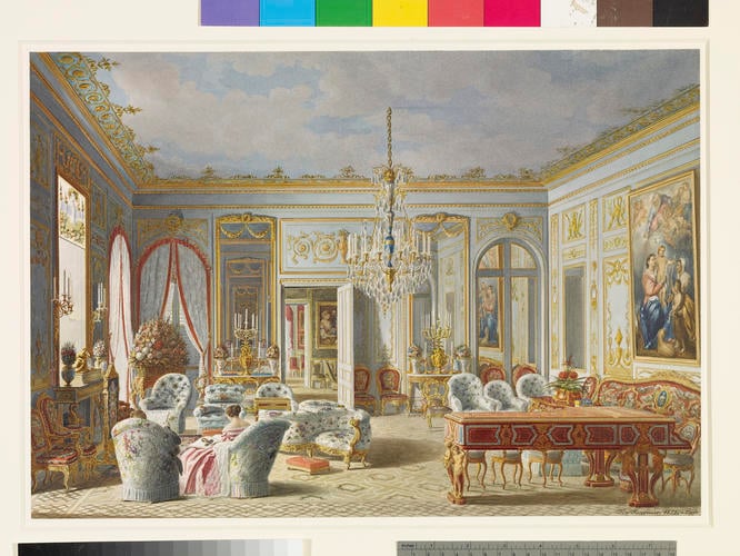 Queen Victoria's drawing room at Saint-Cloud Queen Victoria's drawing room at Saint-Cloud