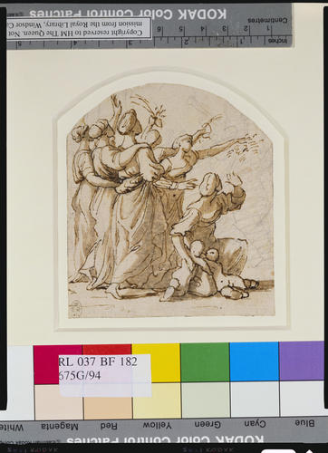 A study for the Triumph of David
