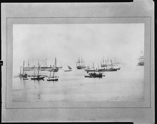 Bombay Harbour : Prince of Wales Tour of India 1875-6 Bombay Harbour : Prince of Wales Tour of India 1875-6