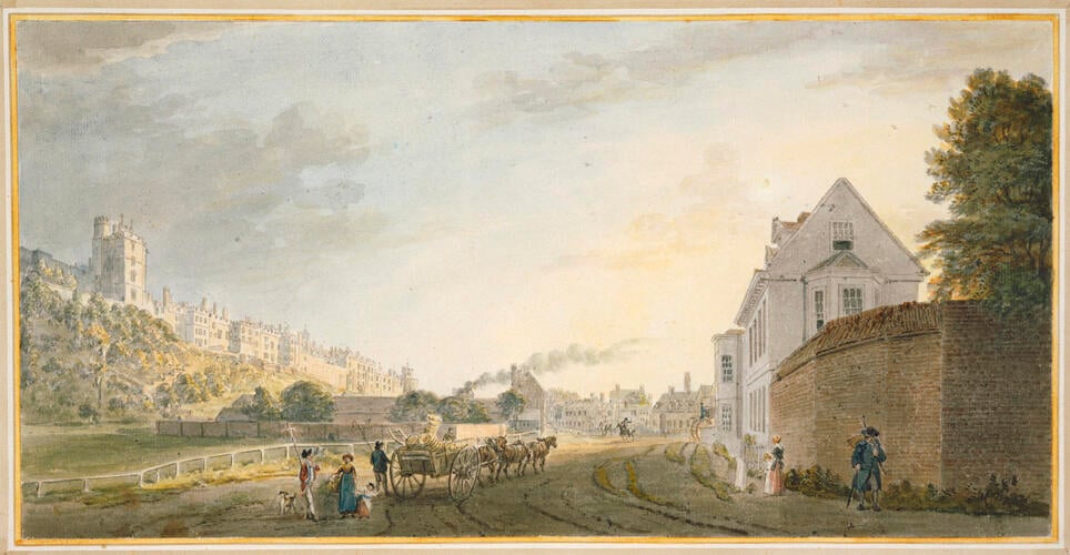 Part of Windsor from Datchet Lane