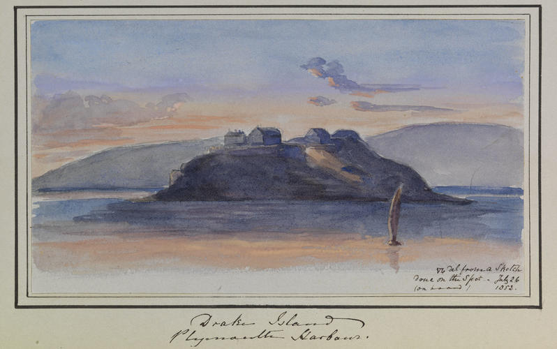 Master: Queen Victoria's Sketchbook 1848-1854
Item: Drake's Island
