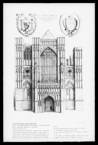 Westminster Abbey, west front Westminster Abbey, west front