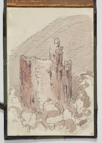 Master: Sketchbook of Princess Louise Balmoral 30 September 1865
Item: View of a Ruin Master: Sketchbook of Princess Louise Balmoral 30 September 1865
Item: View of a Ruin