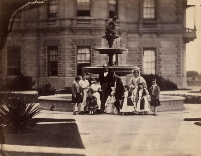 'The Queen, the Prince, Duchess of Kent and Royal Children at Osborne' 'The Queen, the Prince, Duchess of Kent and Royal Children at Osborne'