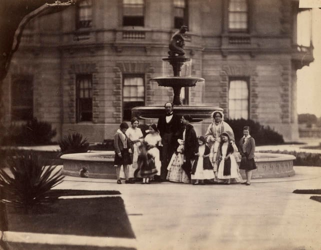 'The Queen, the Prince, Duchess of Kent and Royal Children at Osborne'