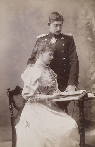 Prince and Princess Ferdinand of Roumania, 1893 [in Portraits of Royal Children Vol. 41	1893-1894]