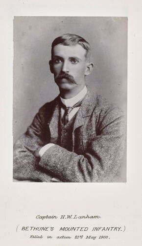 Captain HW Lanham (Bethune's Mounted Infantry) killed in action, 21st May 1900: Anglo-Boer War, 1900
