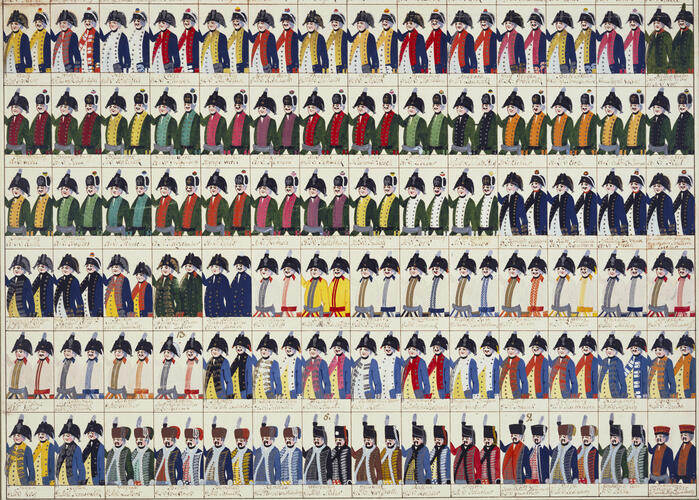 Neuer Uniforms Plan der Königlichen-Preussischen Armee, 1799 Neuer Uniforms Plan der Königlichen-Preussischen Armee, 1799