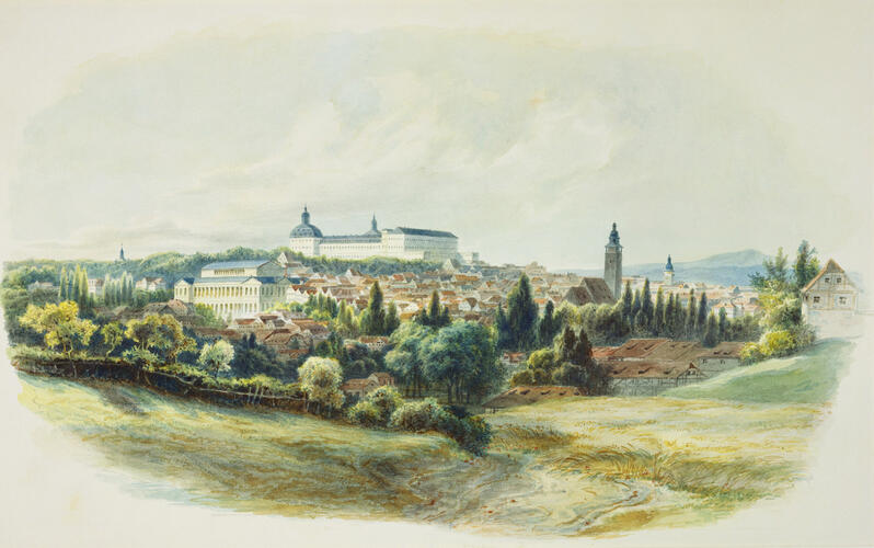 Gotha from the north-east