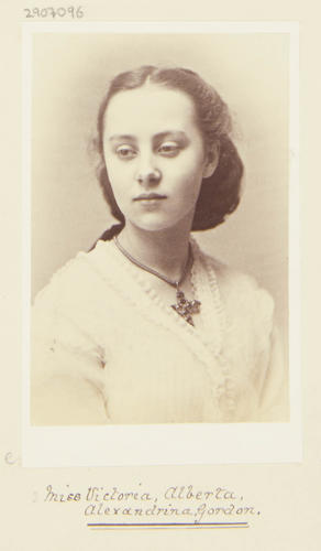 Miss Victoria Alberta Alexandrina Gordon [Photographic Portraits Vol. 4/62 1861-1876]