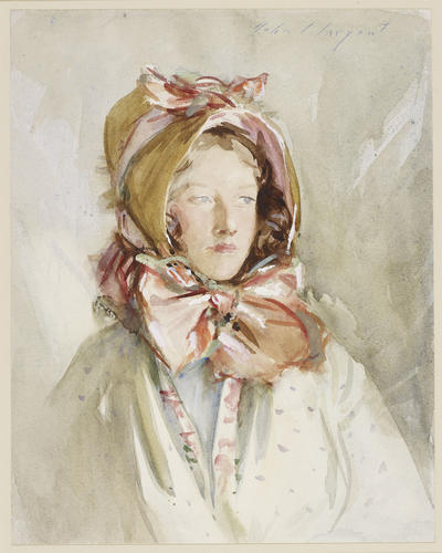 Girl in a sun-bonnet