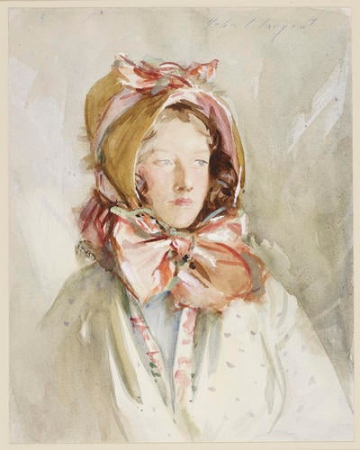 Girl in a sun-bonnet Girl in a sun-bonnet