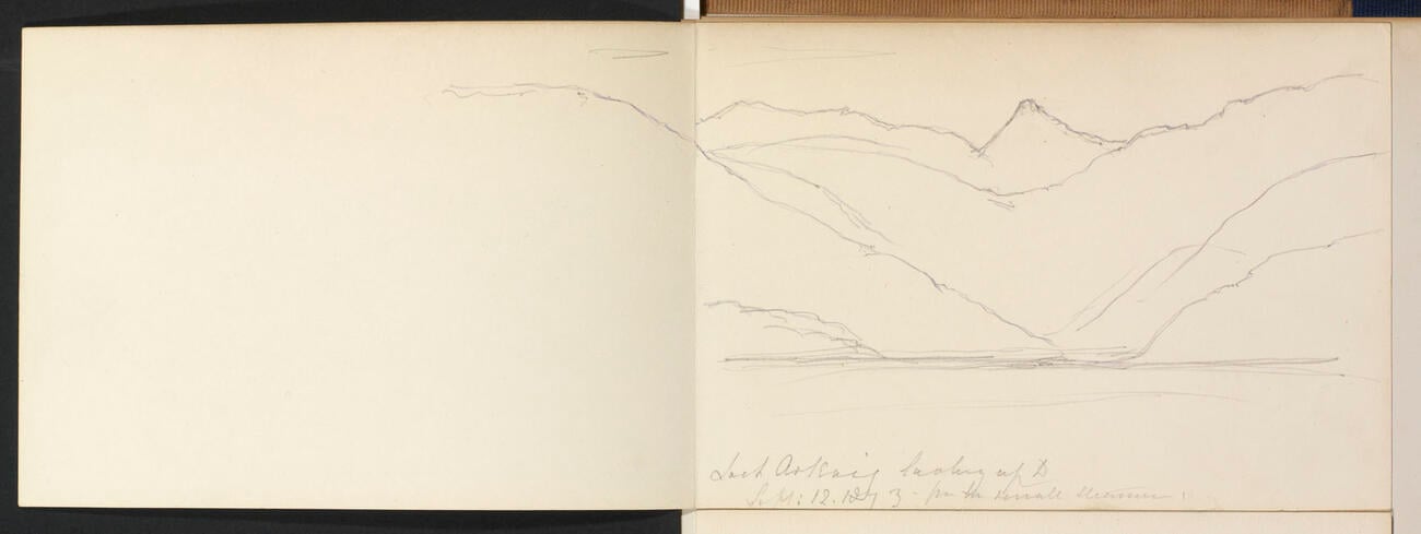 Master: SKETCHES BY QUEEN VICTORIA II
Item: Ben Nevis from the Caledonian Canal & Loch Arkaig