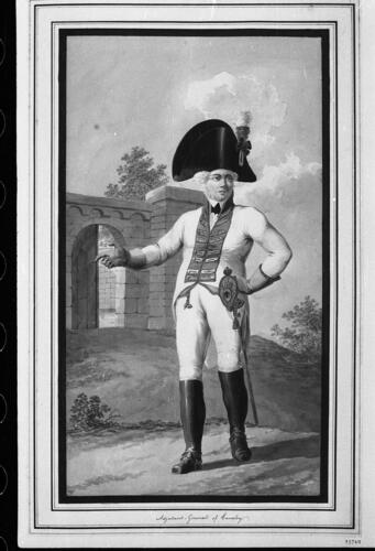 Prussian Army. Staff and Regimental Uniforms. General Adjutant, Cavalry, Undress Prussian Army. Staff and Regimental Uniforms. General Adjutant, Cavalry, Undress
