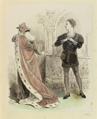 Hamlet and Gertrude Hamlet and Gertrude