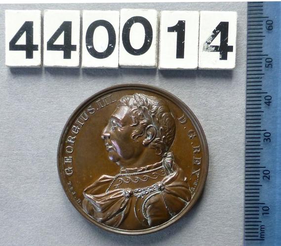 Medal commemorating the Death of King George III, 1820