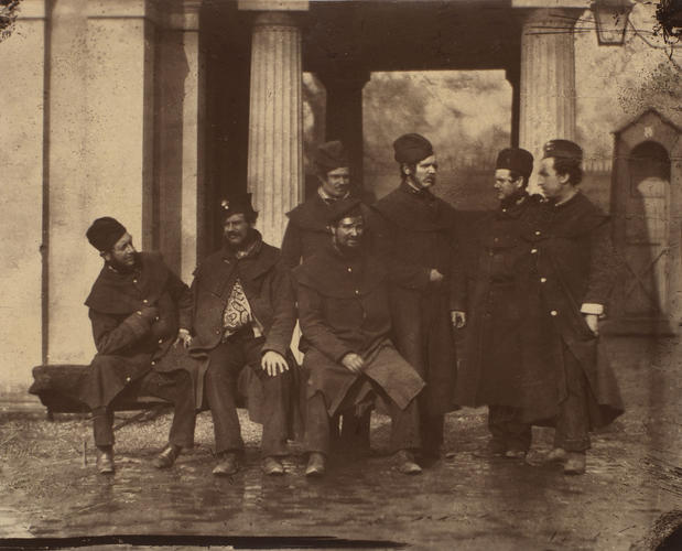 Wounded Grenadier Guards who served in the Crimean War Wounded Grenadier Guards who served in the Crimean War
